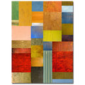 Trademark Fine Art Michelle Calkins 'Color Panes-Green Grass' Canvas Art, 24x32 MC078B-C2432GG